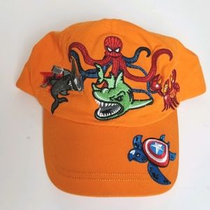 SANIBEL ISLAND SUPERHERO SEA LIFE EMBROIDERED HAT